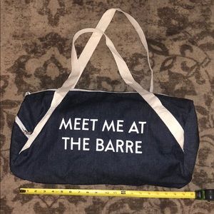Meet Me at the Barre Duffle Bag